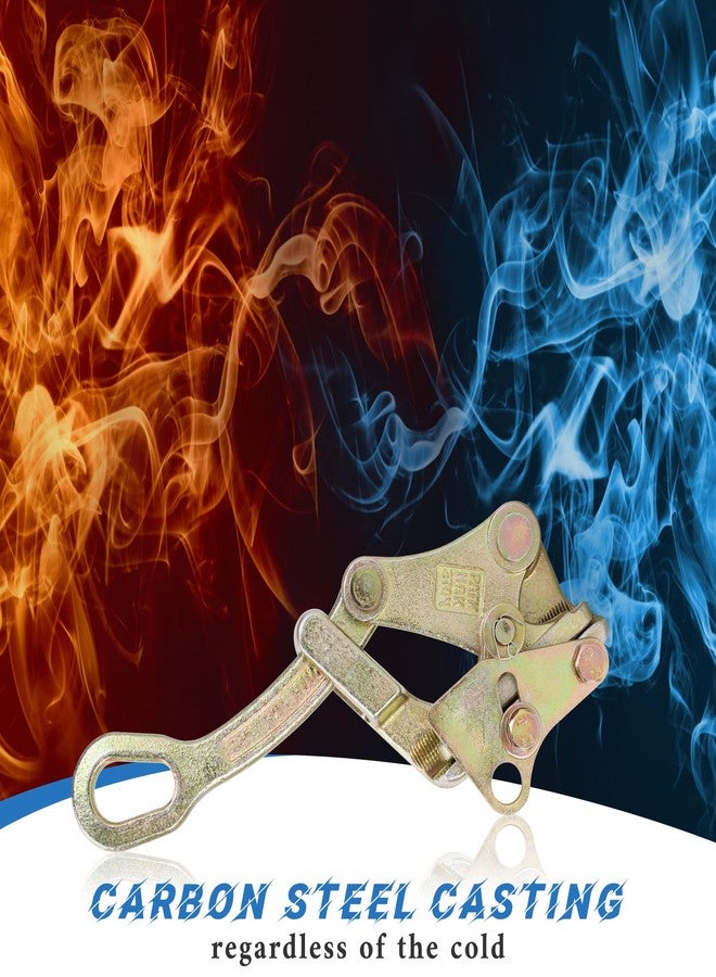 LONGADS 3T Cable Clamp, 0.5/1/2/3T Cable Puller Grip, 3T Capacity 6615 LBS - Image 5